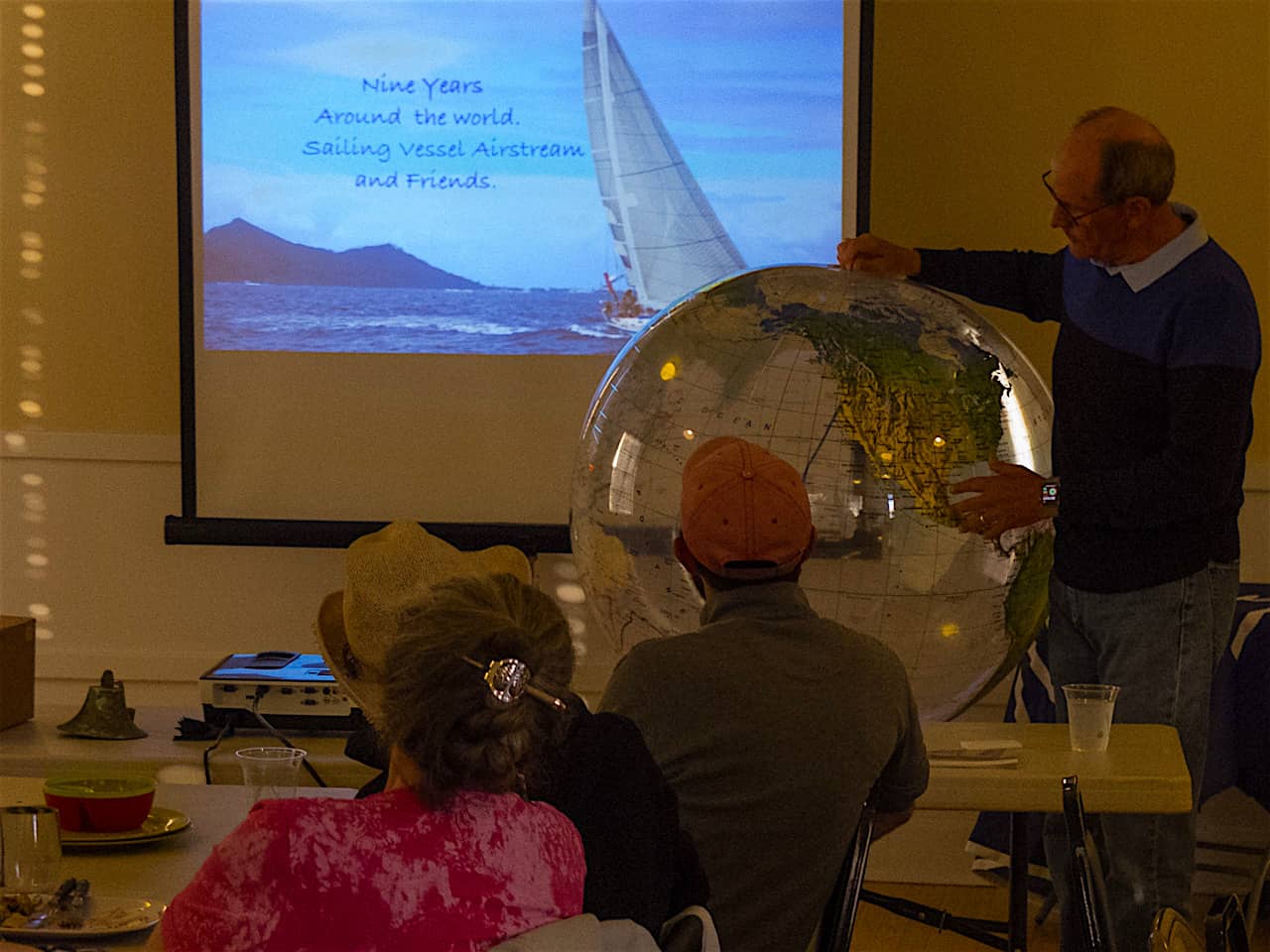 Bill with Airstream presentation