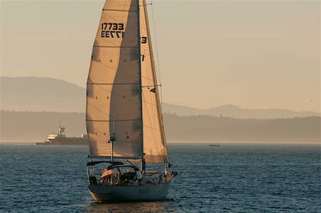 Dan's Ericson 41 sailboat.