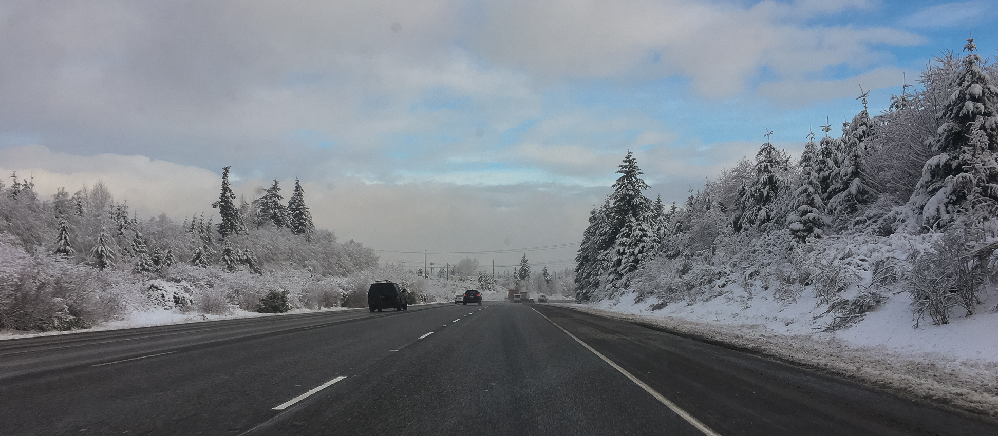 snowy morning