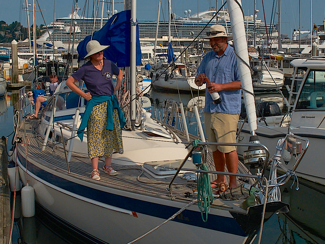 s/v Pasargada Departs