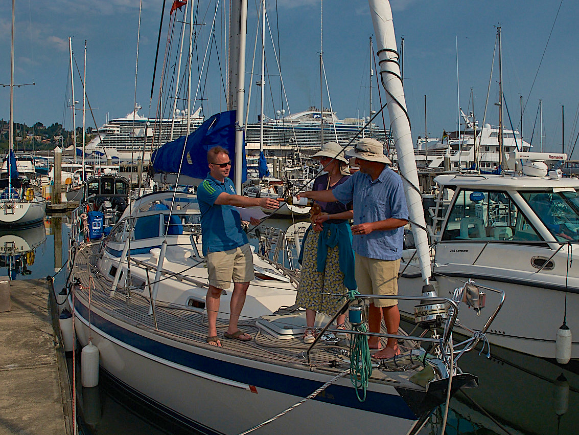 s/v Pasargada Departs