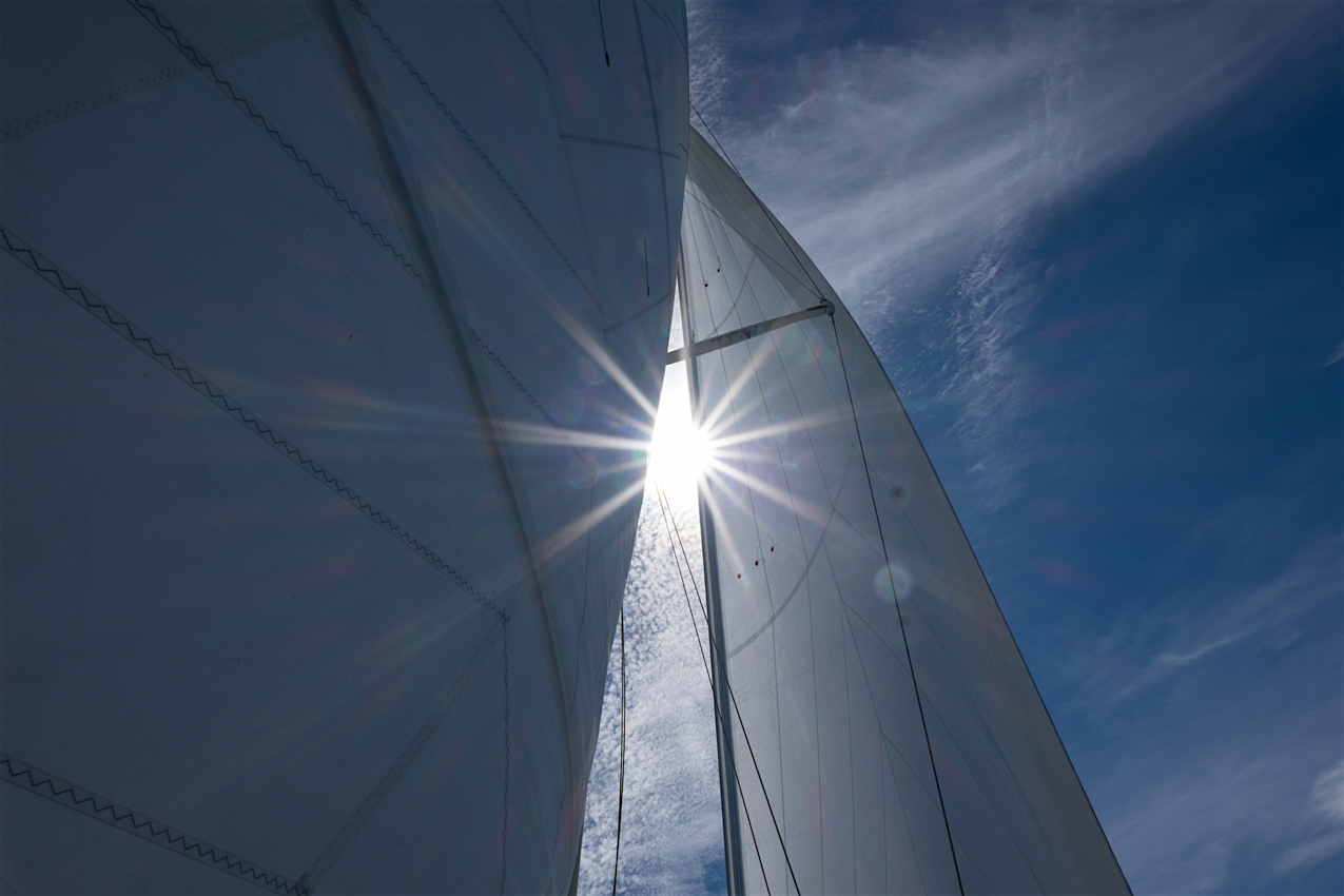 Hinckely 40 Sail w/ Sunstar